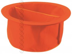 ACTIbac LARGE CONTAINER, FABRIC WITH MULTIPLE COMPARTMENTS 2 COMPARTMENTS ORANGE