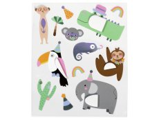 DECORATIVE HONEYCOMB STICKERS Tropical