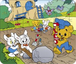 Rampussel bamse 12 bitars