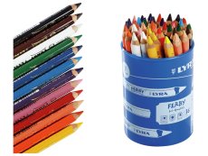 SHORT ERGONOMIC MAXI COLOURED PENCILS