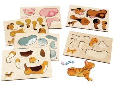 3D MAGNETIC PUZZLES SET Farm animals