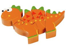 WOOD PUZZLE Stegosaurus