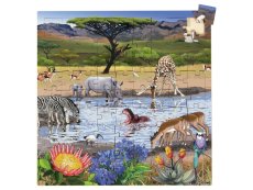 CONNECTED PUZZLE Savanna animals