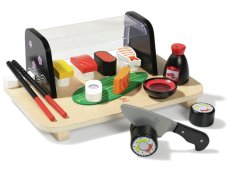 WOODEN SUSHI SET