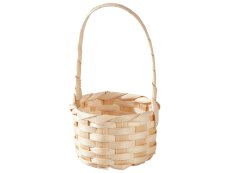 BAMBOO BASKETS TO DECORATE Round