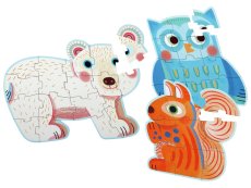 MAXI SHAPE PUZZLES Primo In the forest