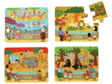 PUZZLE SET Zoo animals