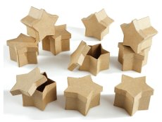 CARDBOARD BOXES TO DECORATE Star
