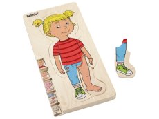 The human body PUZZLES Girl