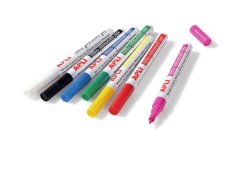 Fine tip GLASS AND PORCELAIN MARKERS Traditional colours