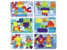 PLASTIC-COATED ACTIVITY SHEETS for medium spikes