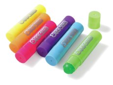 GOUACHE STICKS x 6 fluorescent colours.