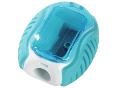 ERGONOMIC PENCIL SHARPENER WITH RESERVOIR