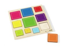 LIFT-OUT PUZZLE Coloured squares