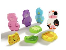 INTERCHANGEABLE MAGNETIC PUZZLES Farm animals