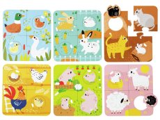 6-PIECE FARM PUZZLES
