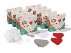 30 FELT HEARTS CREATIVE KIT