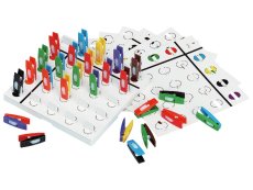 COLOUR AND POSITIONS CLIP GAME Double entry