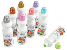 GOUACHE MARKERS with SPONGE TIP Metallic colours