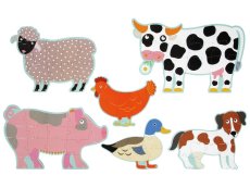 MY FIRST GIANT PROGRESSIVE PUZZLES Farm animals