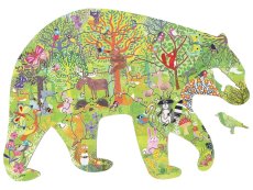 SILHOUETTE PUZZLE The forest