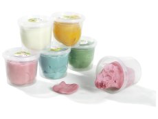 PACK of 6 x 350 g Berli NATURAL MODELLING CLAY