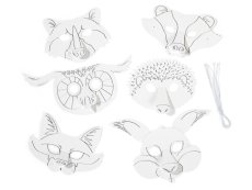 MASKS TO DECORATE Woodland animals