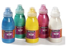 IRIDESCENT ACRYLIC PAINT 250-ml bottle 5 x 250 ml