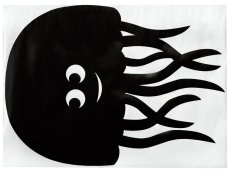 SLATE STICKER Jellyfish
