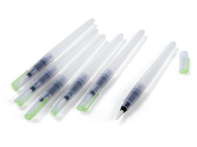 Zoom bild av PACK OF 6 PAINTBRUSHES WITH A RESERVOIR Wide tip