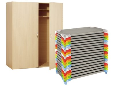 Zoom bild av MAXI PACK STORAGE UNIT + 18 Standard STACKABLE BEDS