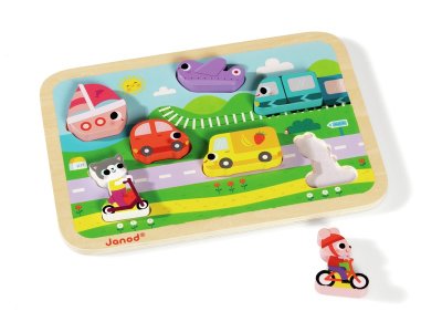 Zoom bild av FIGURINE LIFT-OUT PUZZLES Vehicles