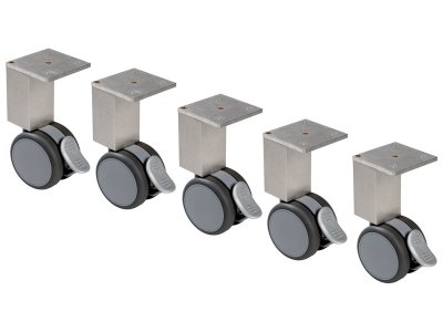 Zoom bild av SET OF 5 CASTORS For units: 105 and 139 cm