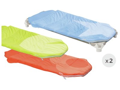 Zoom bild av 6 SLEEPING BAGS for stackable beds (130 x 54 cm)