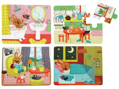 Zoom bild av PUZZLE SET The house