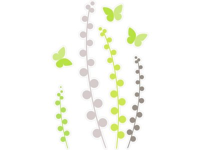 Zoom bild av MULTI-SURFACE STICKERS Butterflies