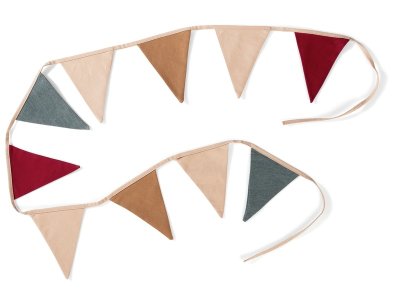 Zoom bild av BUNTING WITH 10 FABRIC FLAGS