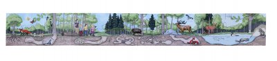 Zoom bild av Golvpussel Upptäck skogen 