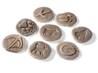 Zoom bild av TACTILE PRINTING PEBBLES Farm animals