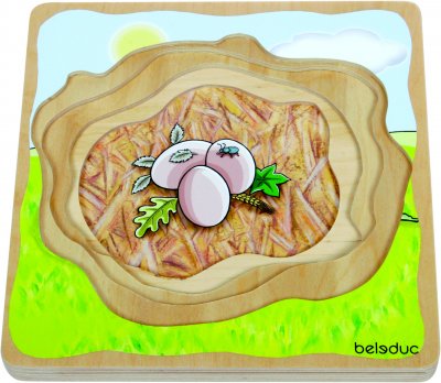 Zoom bild av Layer-Puzzle "Duck"
