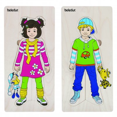 Zoom bild av Layer-Puzzle-Set "Anika & Denis"