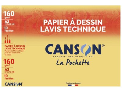 Zoom bild av CANSON DRAWING PAPER WALLET Paper 160 g