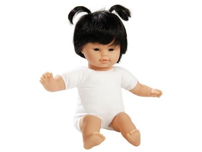 Zoom bild av SOFT BODY DOLLS WITH HAIR 30 CM Rose
