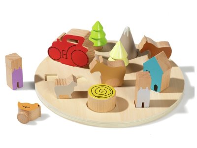 Zoom bild av 3D PUZZLE Farm