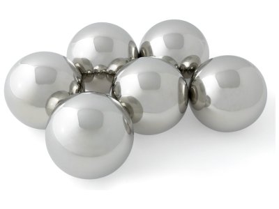 Zoom bild av SOUND AND MIRROR SENSORY BALLS Silver