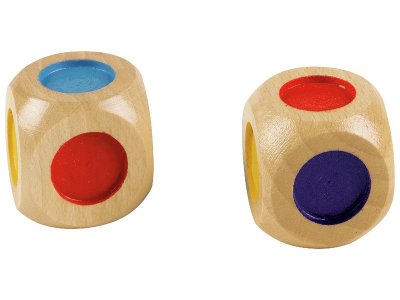 Zoom bild av GIANT COLOURED DICE