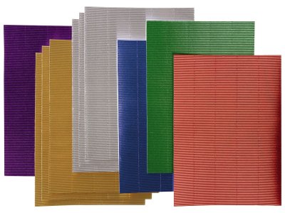 Zoom bild av CORRUGATED CARDBOARD SHEETS 230 g Metallic colours