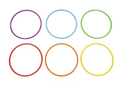 Zoom bild av FLAT HOOP Ø60 cm - MAXI PACK OF 6