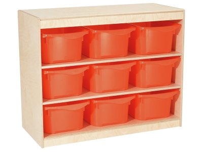 Zoom bild av TINY TOT STORAGE CABINET 9 trays 2 shelves