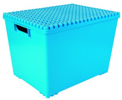 Multibox L with lid blue